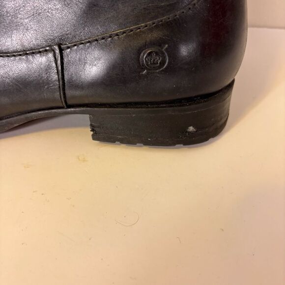 Born Black Leather Buckle Side Riding Boots Size 9.5 - Picture 5 of 12